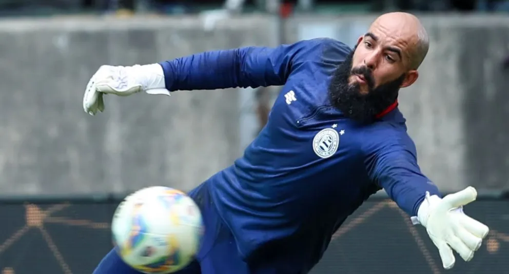 Danilo Fernandes, habitual arquero titular del EC Bahía de Brasil. Foto: club Bahía.