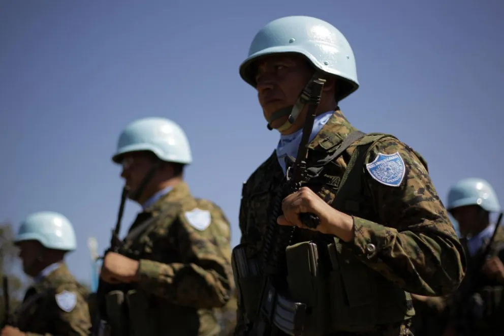 Fotografía de archivo en donde se ven soldados que hacen parte de las Fuerzas Interinas de las Naciones Unidas en el Líbano (FINUL). Foto: EFE