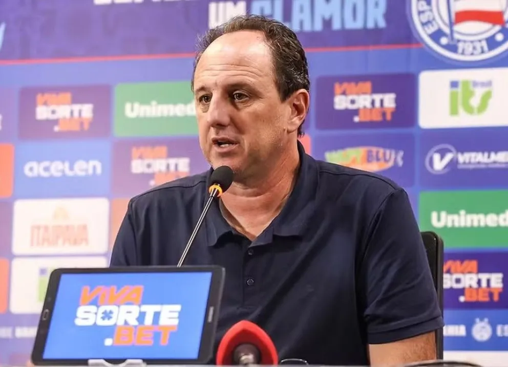 El director técnico brasileño Rogerio Ceni. Foto: EC Bahía. 