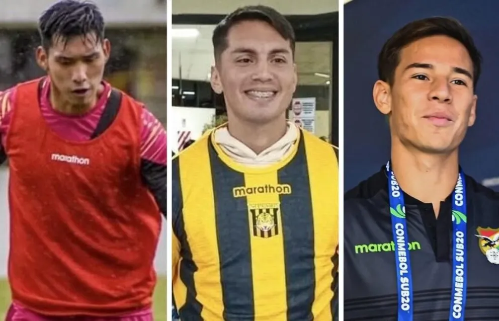 Chura (izq.), Mercado y Melgar no están en la nómina para la Copa. 