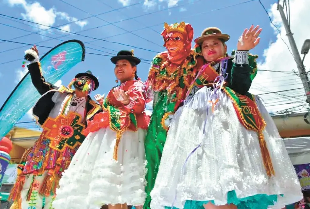 Personajes del Carnaval. Foto: AMUN 