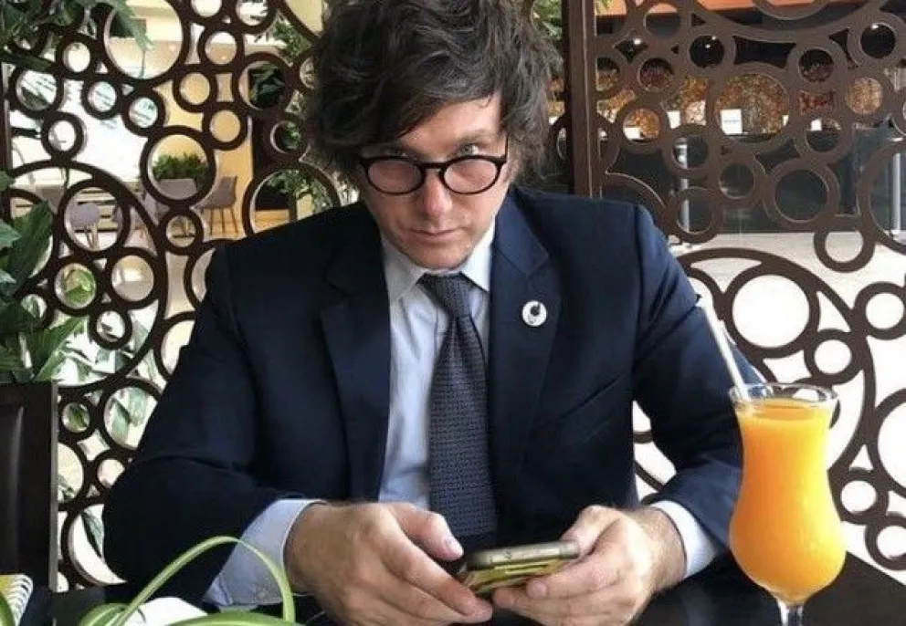 El presidente de Argentina, Javier Milei, en una imagen toda de su cuenta en X.