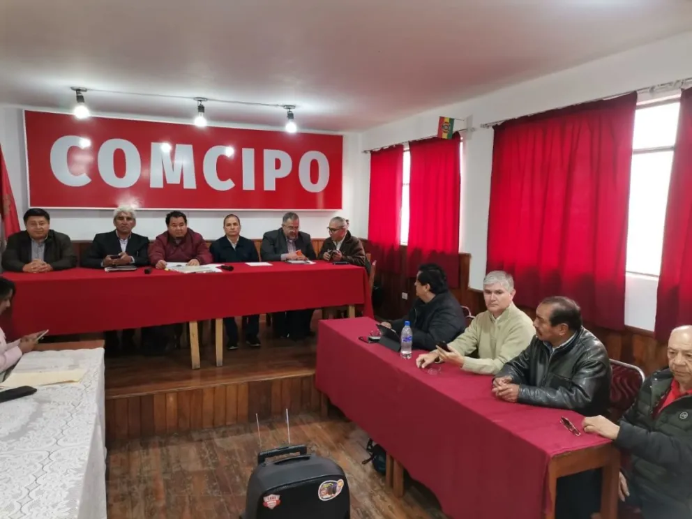 Quinto encuentro multisectorial reunido en Potosí para exigir derogación de disposición séptima del PGE 2025. Foto: CAO