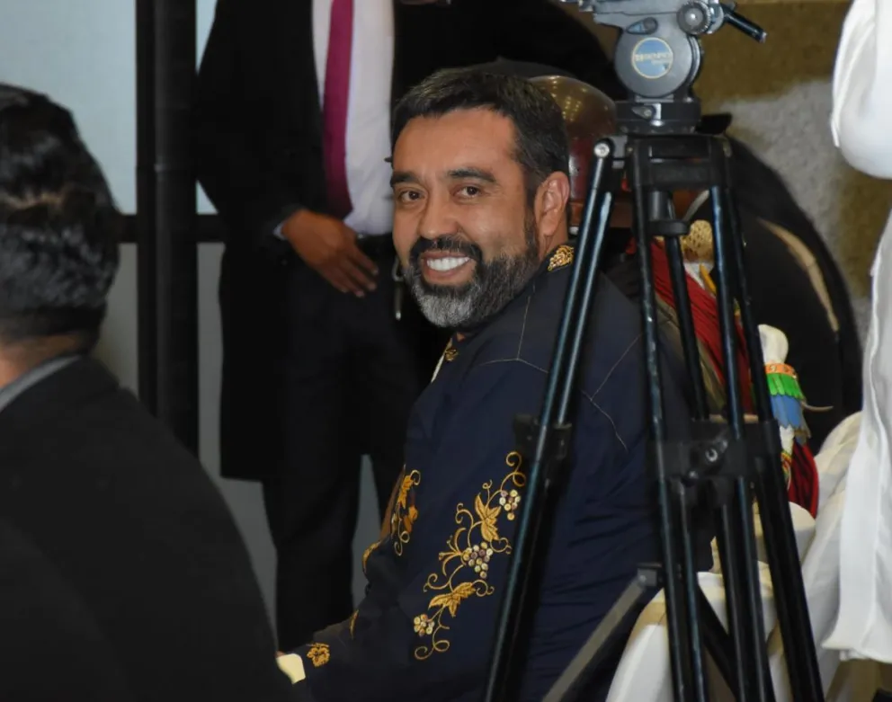 Álvaro Ruiz cuando asumió el cargo de ministro, el pasado 21 de enero. Foto: APG