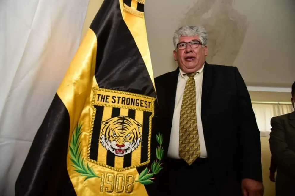 Ronald Crespo, presidente en ejercicio del club The Strongest. Foto: Archivo digital