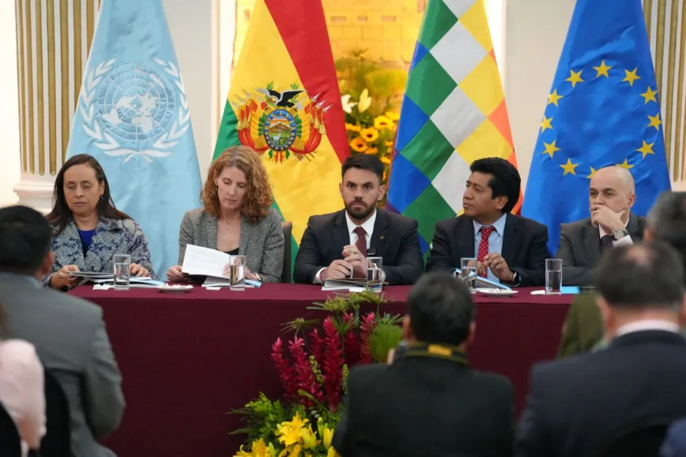 El informe fue presentado en predios del Ministerio de Relaciones Exteriores. Foto: Ministerio de Gobierno