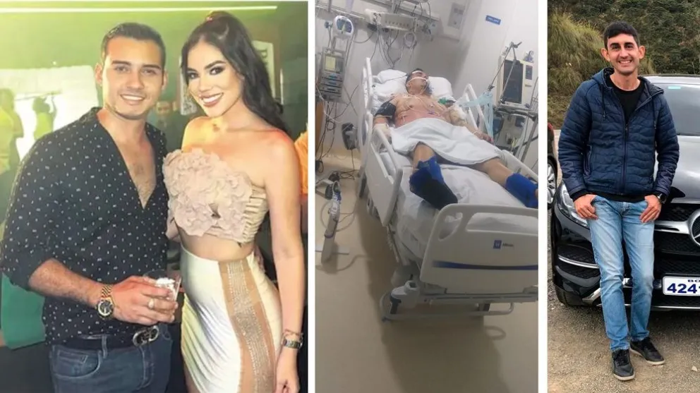 Yasser Andrés Vásquez y su expareja, investigados por narcotráficos. En recuadros, Erland García López, "El Colla" y el piloto, José Carlos Jiménez, victimas de los sicarios Osawaldo y Erick Hurtado. Foto: Visión 360