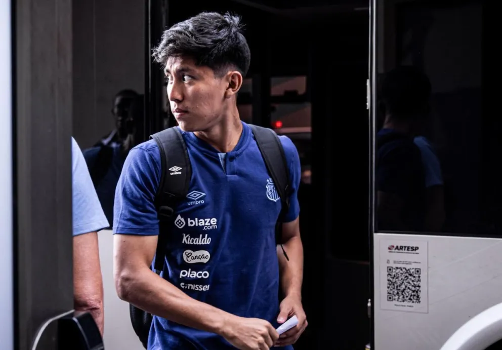 Miguel Terceros será cedido a un club del exterior. Foto: Santos FC 