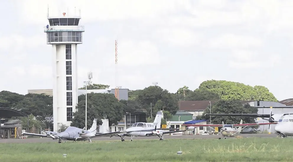 El aeropuerto El Trompillo. FOTO: DTV