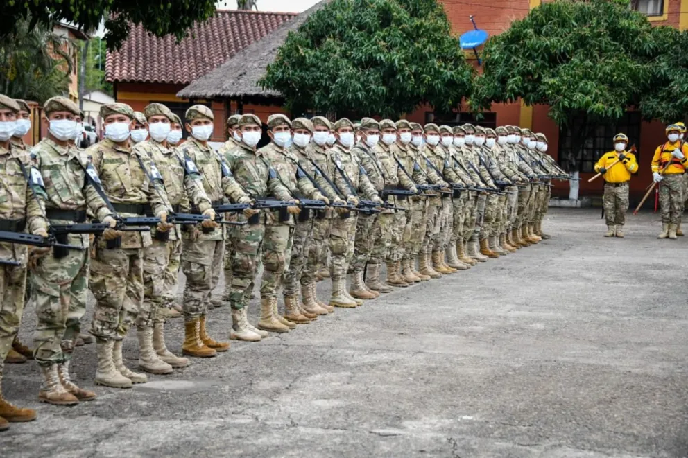 Conscriptos cumplen su servicio militar en un regimiento, en una imagen referencial. Foto: Archivo ABI