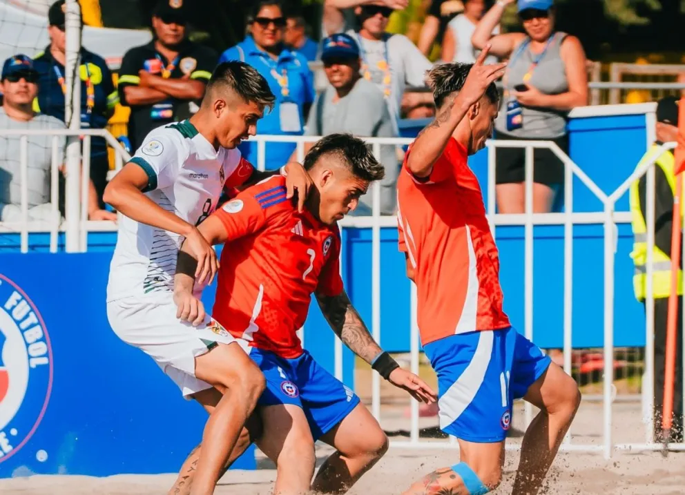 Incidencia entre Bolivia y Chile. Foto: Conmebol.