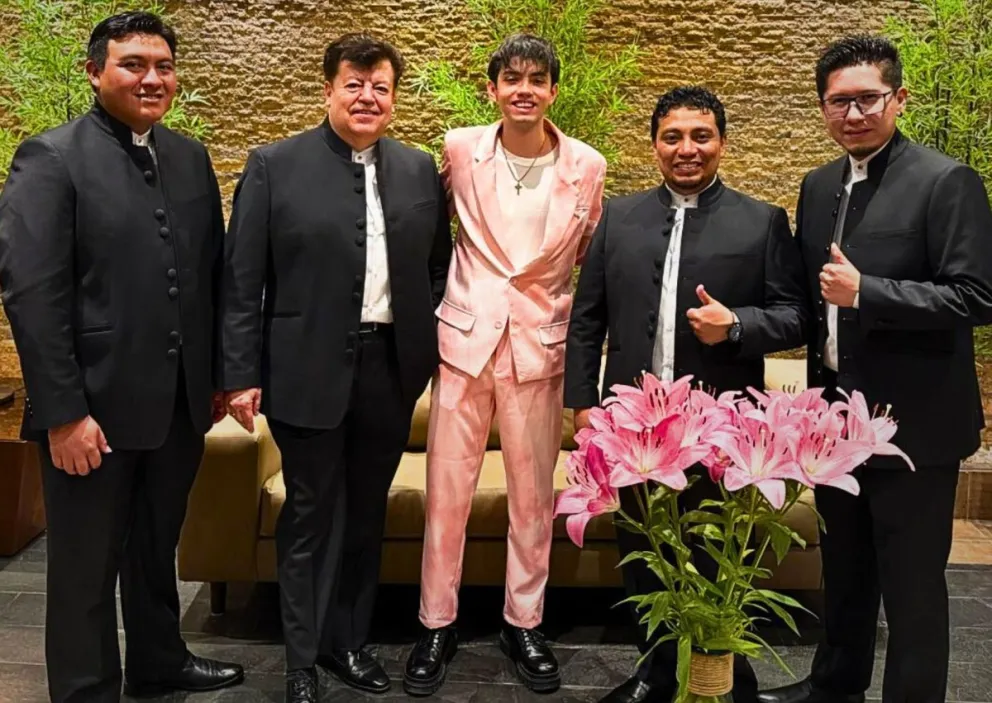 Tupay y Gerónimo Sims en Viña del Mar. Foto: RRSS de Tupay