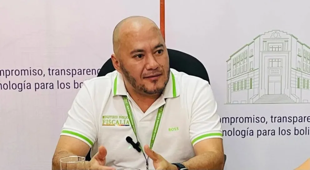 El fiscal departamental de Beni, Gerardo Balderas, en una imagen de archivo. Foto. FGE