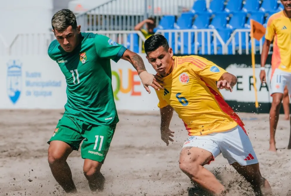 Incidencia del encuentro entre Bolivia y Colombia. Foto: Conmebol.