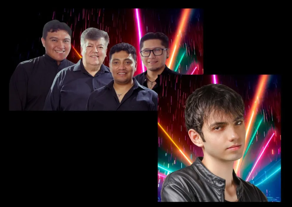 Tupay y Gerónimo Sims en imágenes del Festival de Viña del Mar. 