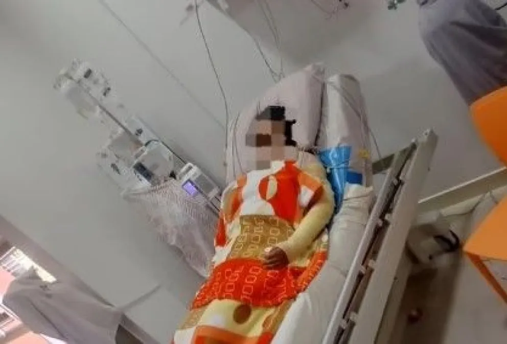 La adolescente que fue quemada por su madre. Foto: captura