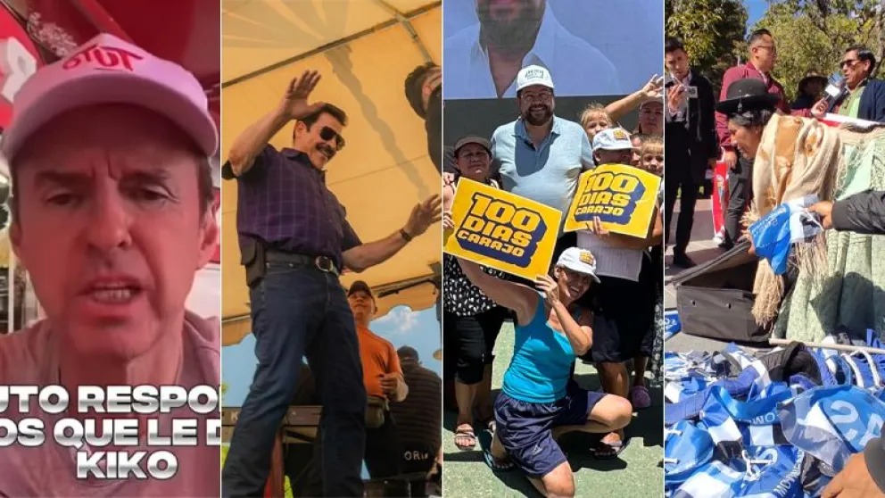 Los precandidatos ya entraron en contienda electoral, antes de inscribirse las alianzas. Foto: Composición