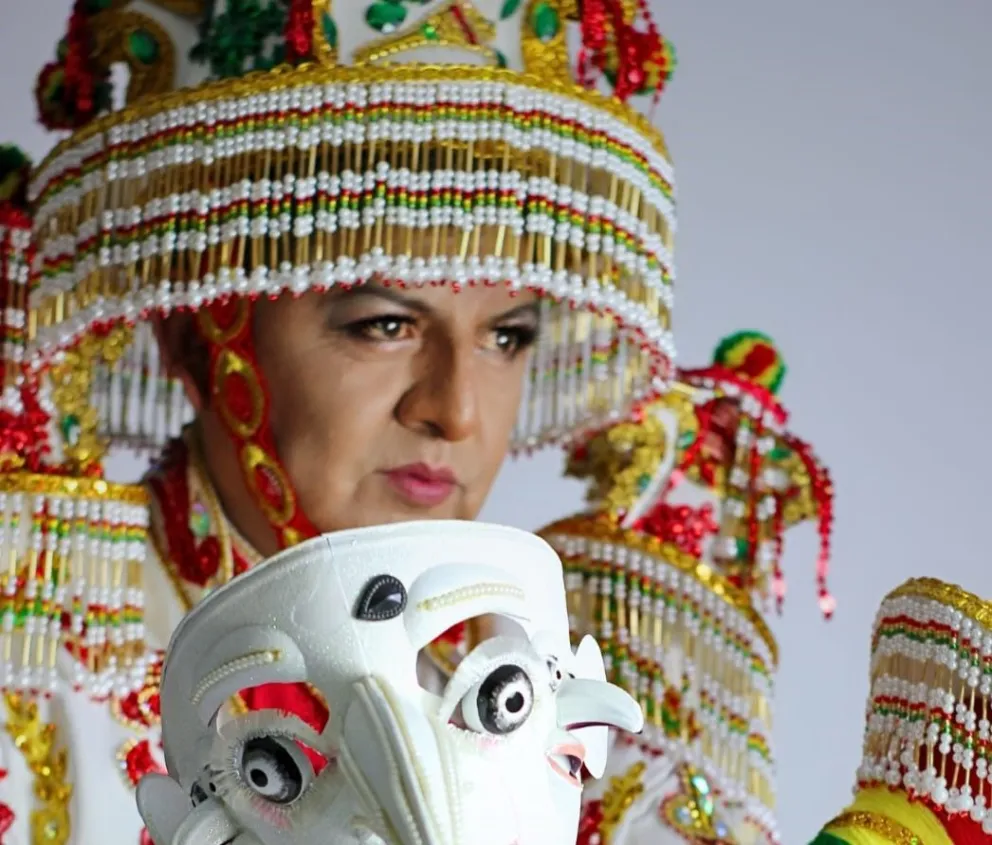 Detalle del traje. FOTO: David Aruquipa