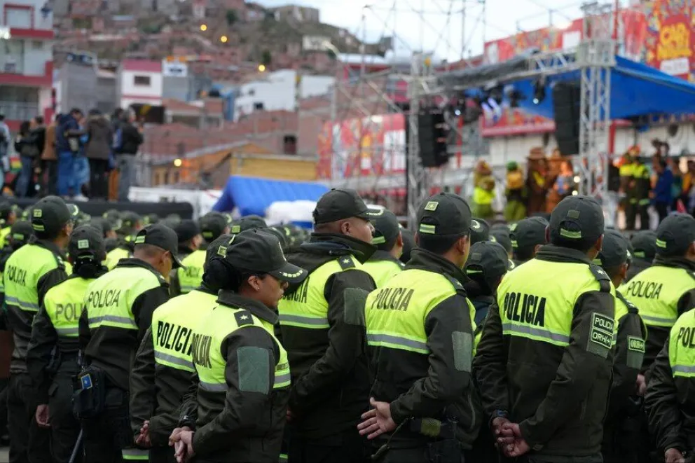 Más de 15 mil policías serán desplazados para garantizar seguridad ciudadana en carnavales. Foto: ABI