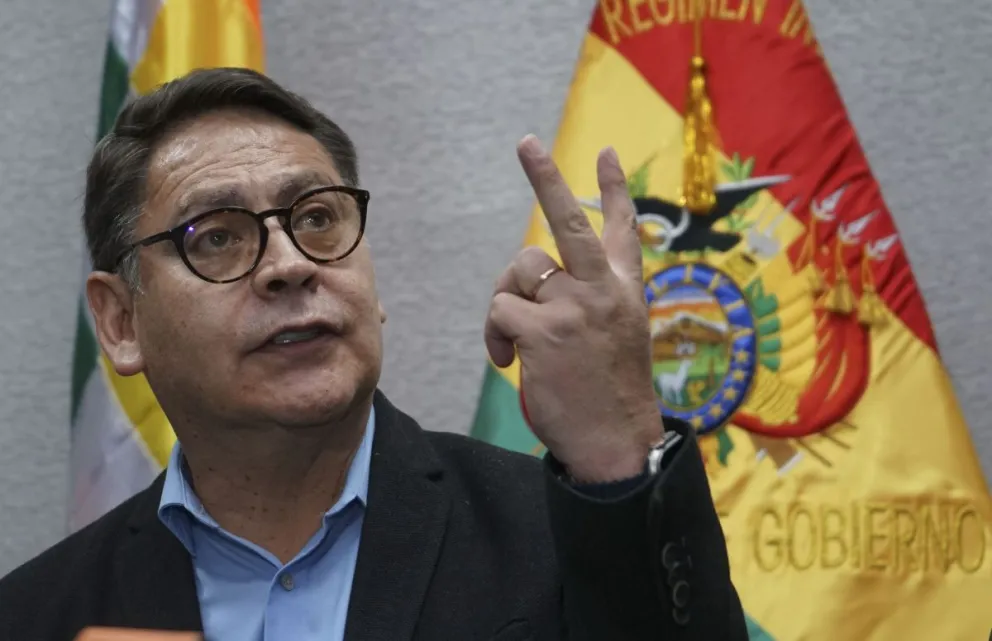 El viceministro de Régimen Interior y Policía, Johnny Aguilera, en una imagen de archivo. Foto: APG