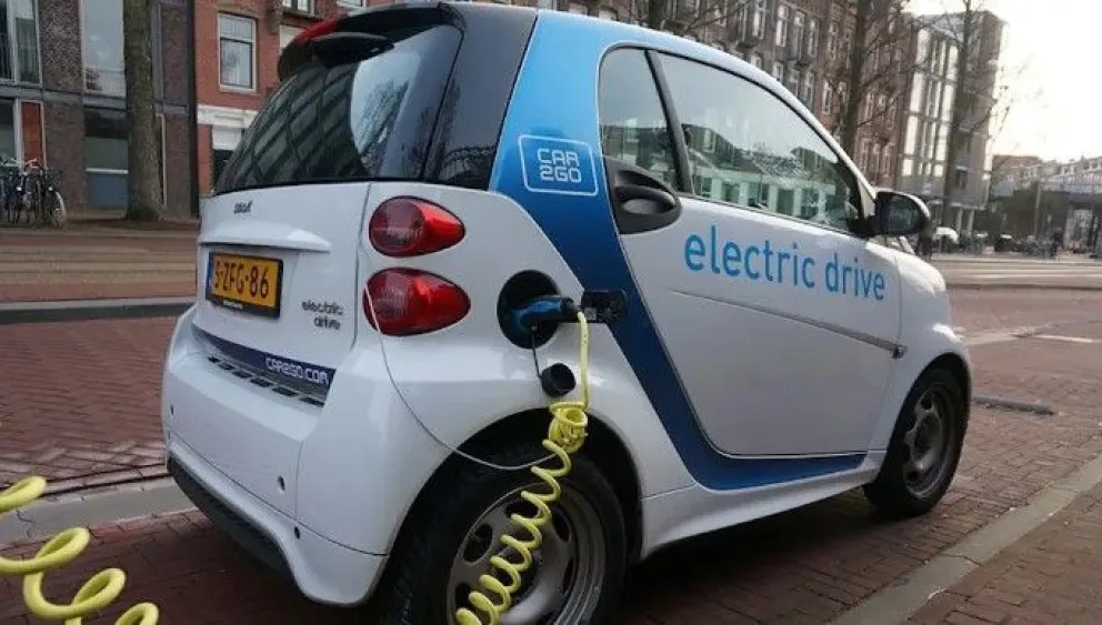 Un vehículo eléctrico. Foto: RRSS