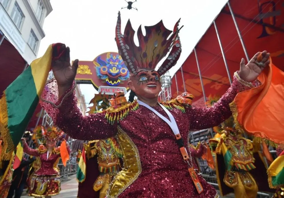 La diablada, una de las danzas principales del Carnaval de Oruro. Foto: APG