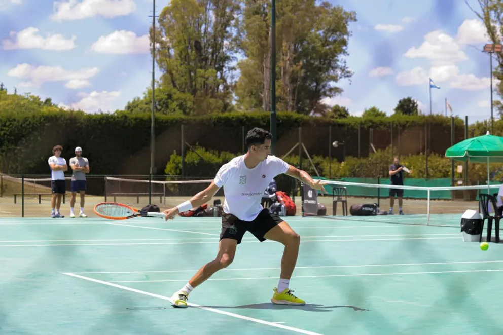 Murkel en pleno entrenamiento. Foto: Murkel Dellien.