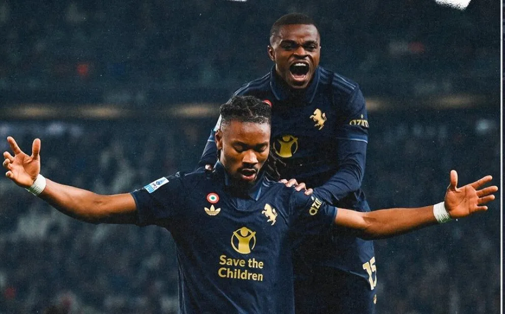 Jugadores de la Juventus celebran uno de sus goles. Foto: Juventus.