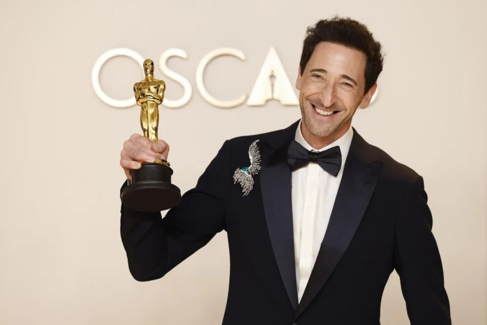 Adrien Brody, ganador del Óscar a mejor actor. Foto: EFE 