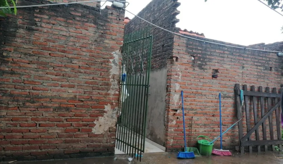 Foto de la vivienda donde ocurrió el hecho. FOTO: Fiscalía Departamental de Santa Cruz