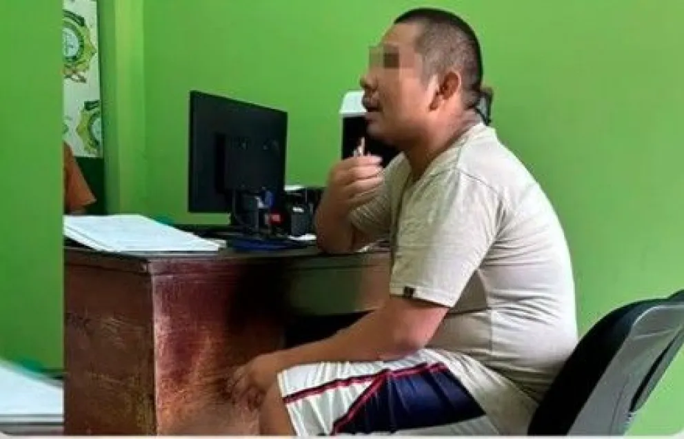 Iver Soruco Vera, en su declaración ante la Policía, fue sentenciado por infanticidio. Foto: Policía Boliviana