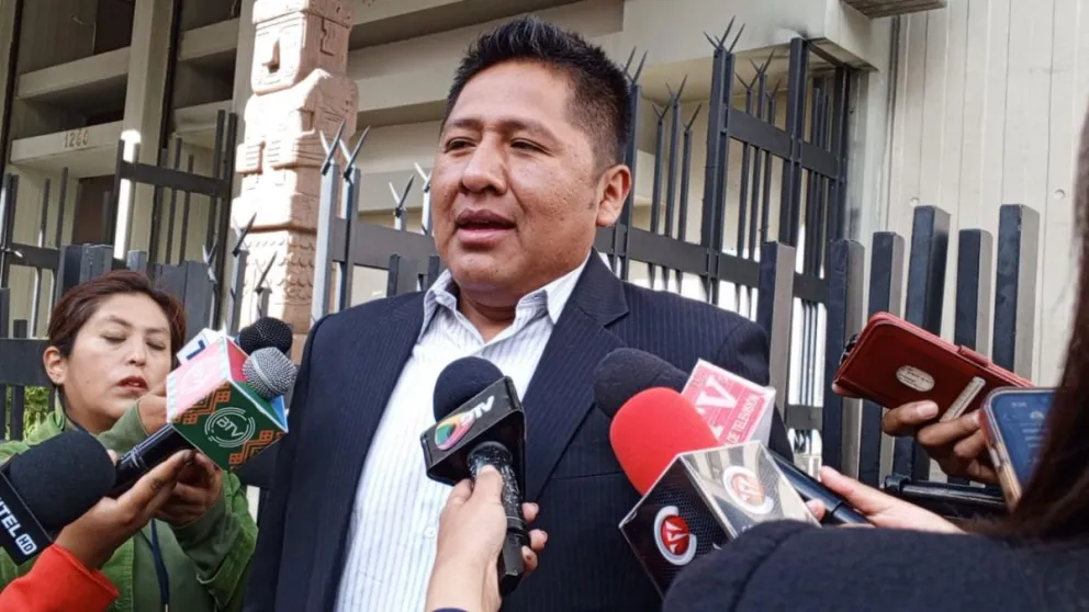 Limbert Tancara, dirigente del transporte libre. Foto: Erbol