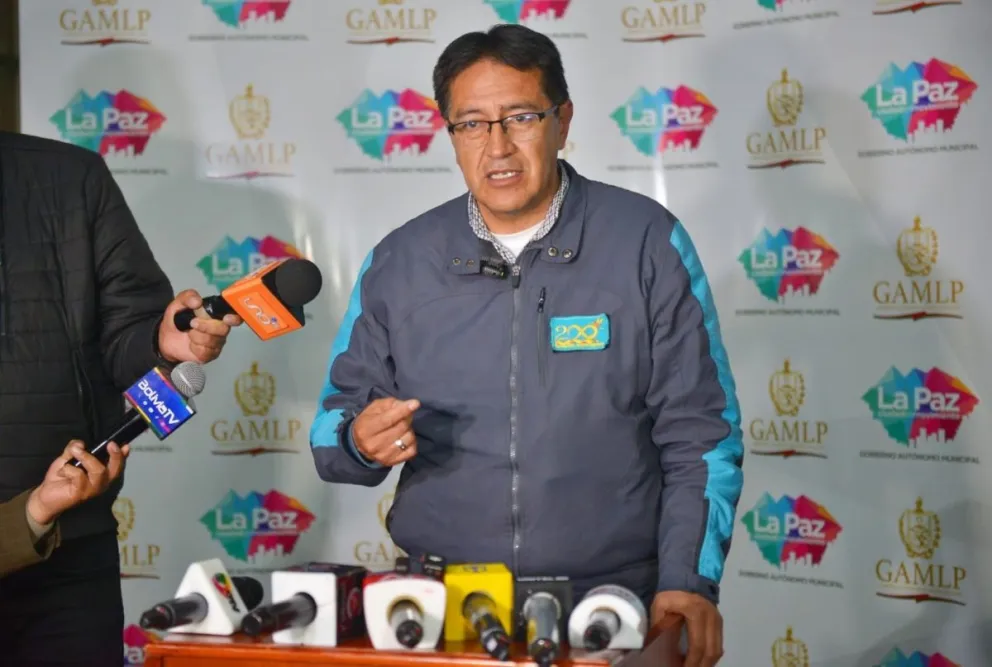 Gonzalo Barrientos, director de Gobernabilidad de la Alcaldía de La Paz. Foto: captura