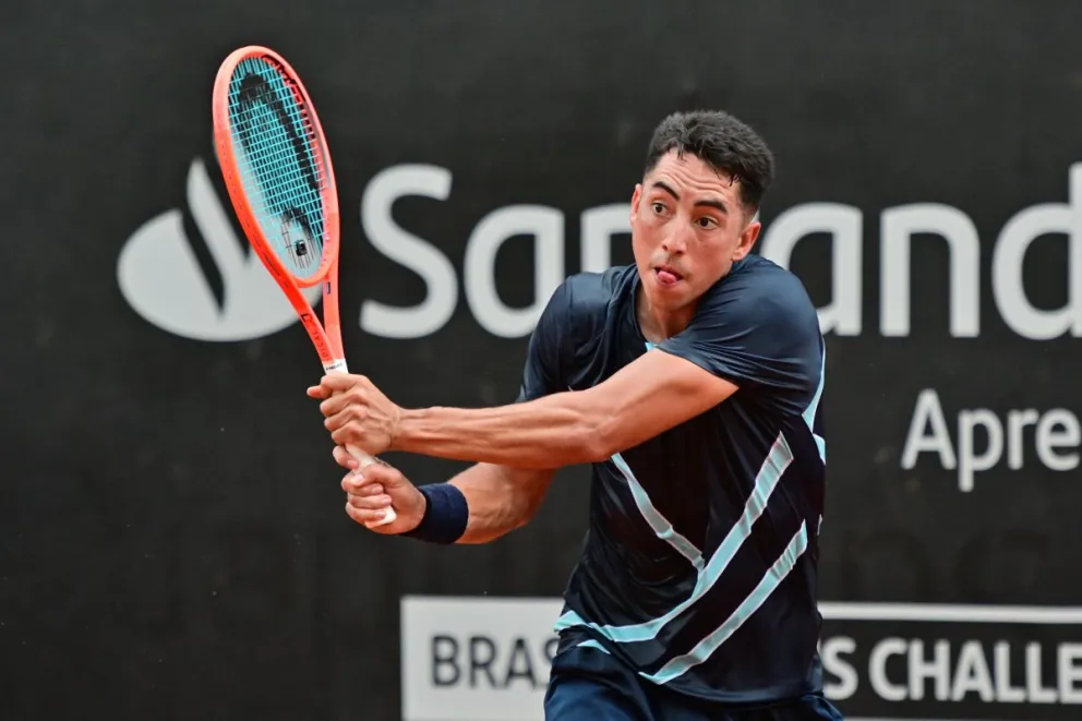 Murkel Dellien en un campeonato anterior. Foto: Piracicaba Challenger.