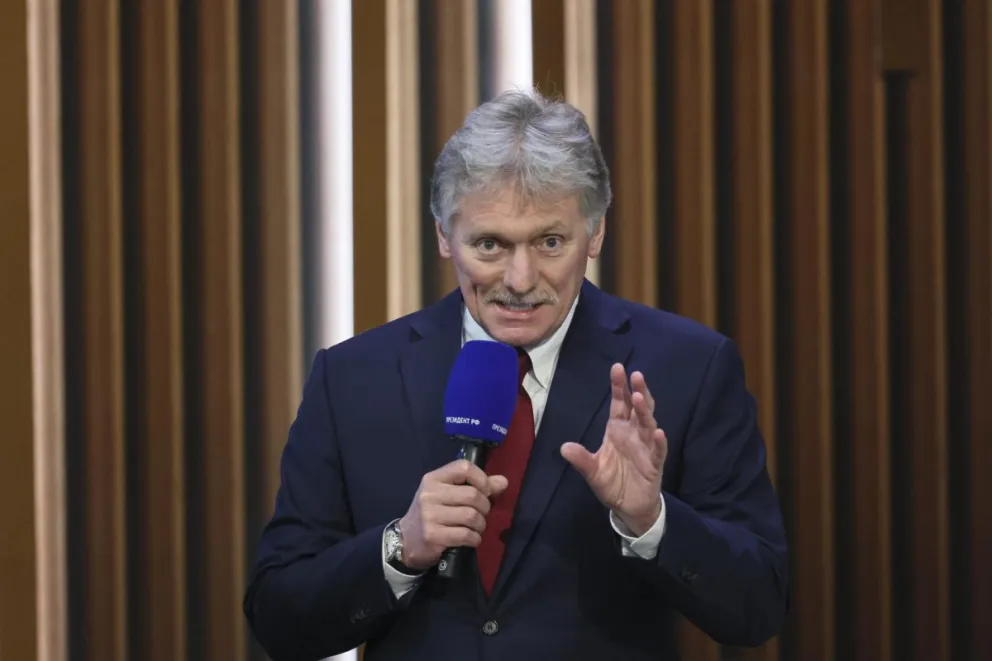 El portavoz del Kremlin, Dmitri Peskov, en una imagen de archivo. Foto: EFE