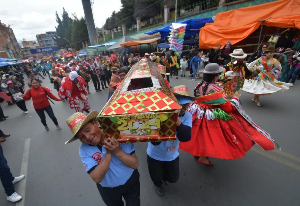 El Entierro del Pepino de 2024. FOTO: APG