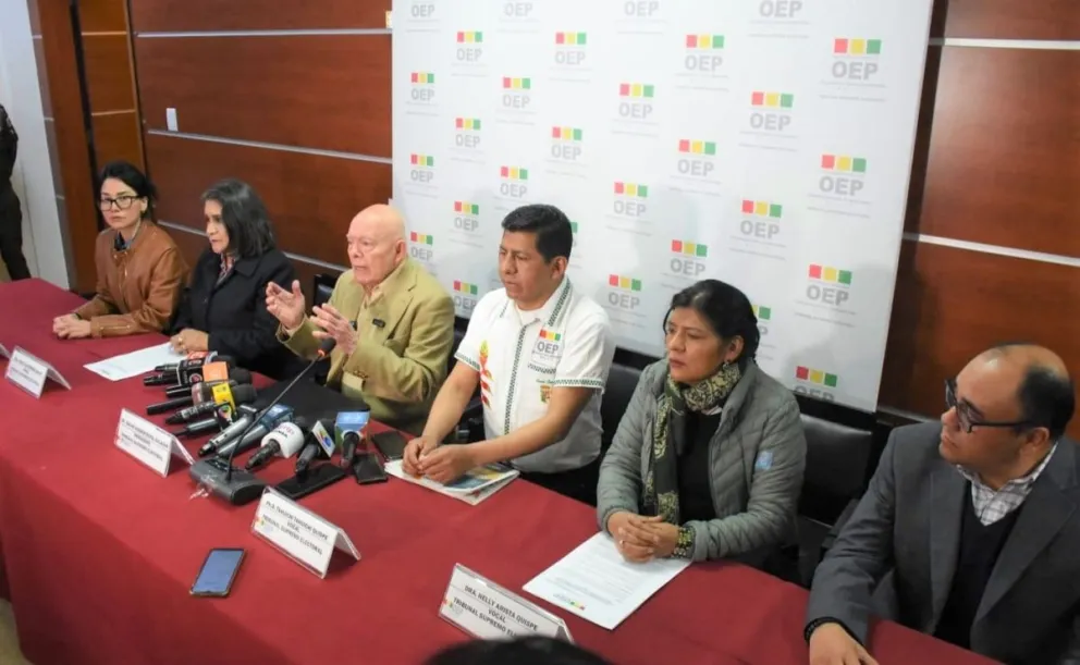 Vocales del TSE. Foto