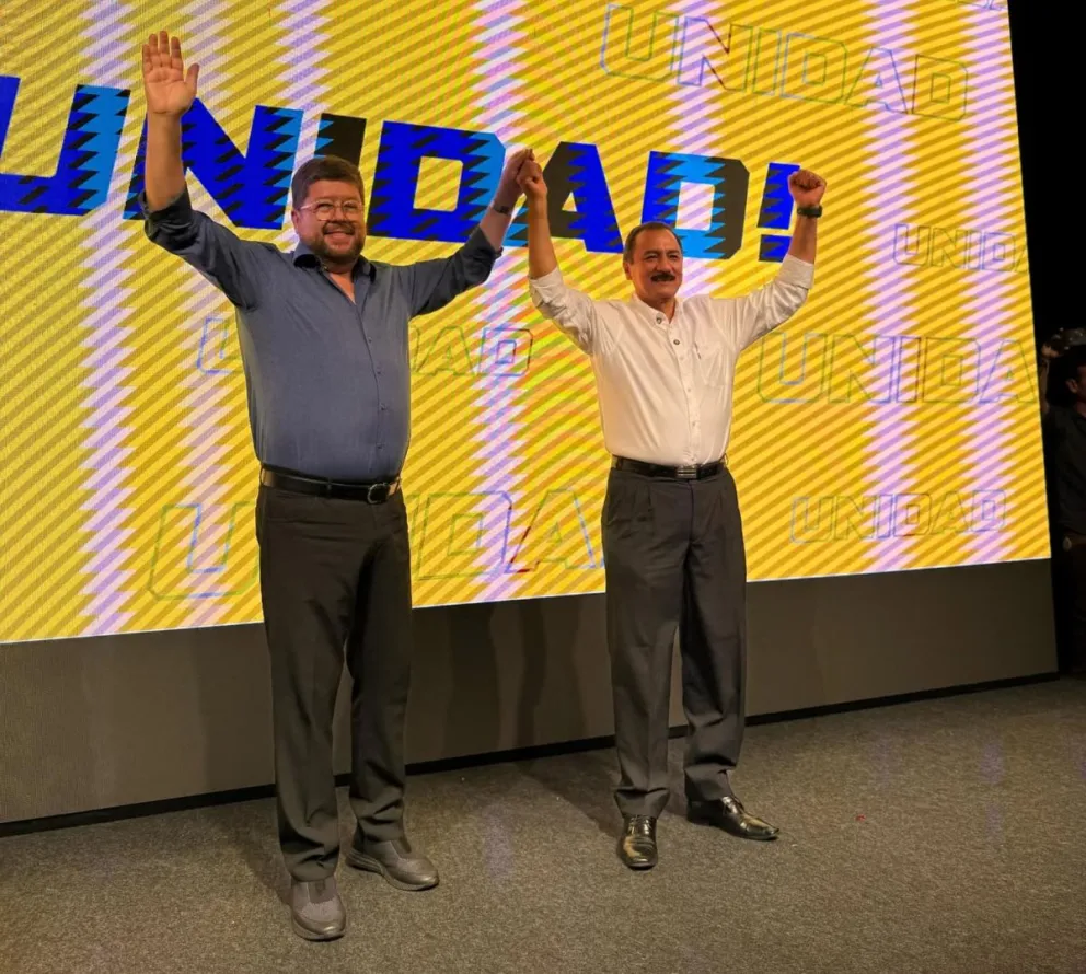 Samuel Doria Medina y Vicente Cuellar sellan su alianza. Foto: Facebook Samuel Doria Medina