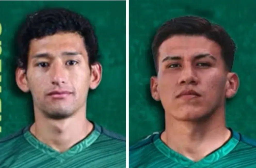 Ábrego (izq.) y Zabala, los dos retornos a la Verde. Fotos: FBF.