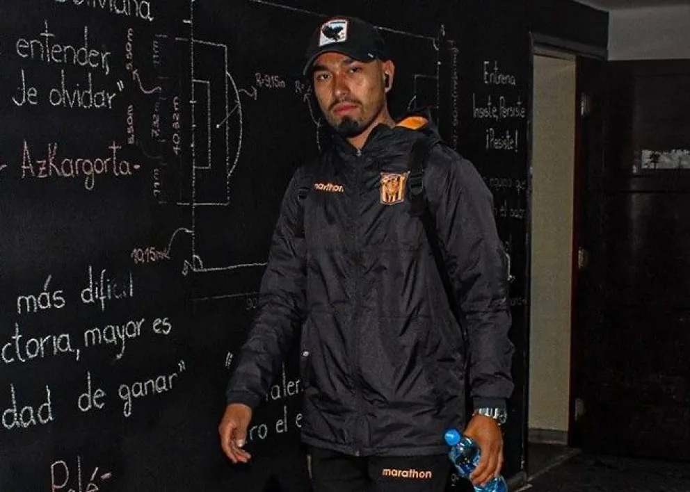 Fotografía de archivo de Víctor Cuéllar cuando era parte del plantel atigrado. Foto: club The Strongest