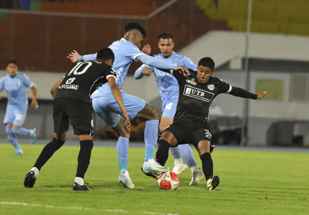 Incidencia del partido de ida en el valle entre Bolívar y FC Universitario. Foto: APG.