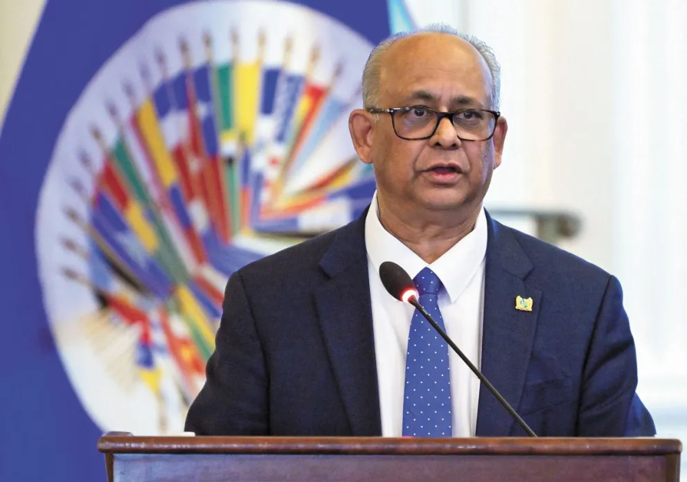 El ministro de Exteriores de Surinam, Albert Ramdin, candidato a secretario general de la Organización de los Estados Americanos. Foto: EFE 