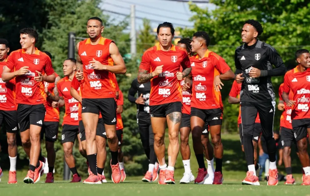 Entrenamiento anterior del combinado incaico. Foto: Selección Peruana.