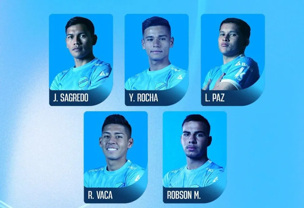 Los cinco convocados de la Academia a la Verde. Arte: Club Bolívar.
