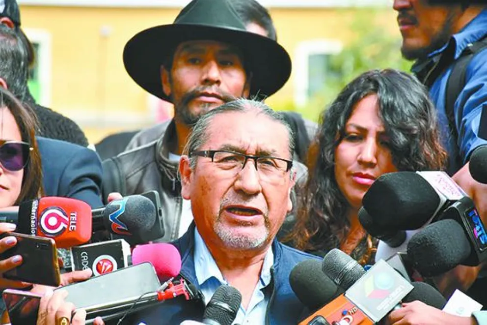 Eliseo Rodríguez es jefe nacional del Frente Para la Victoria, sigla con la que pactó el ex presidente Evo Morales para las elecciones. Fotos: APG