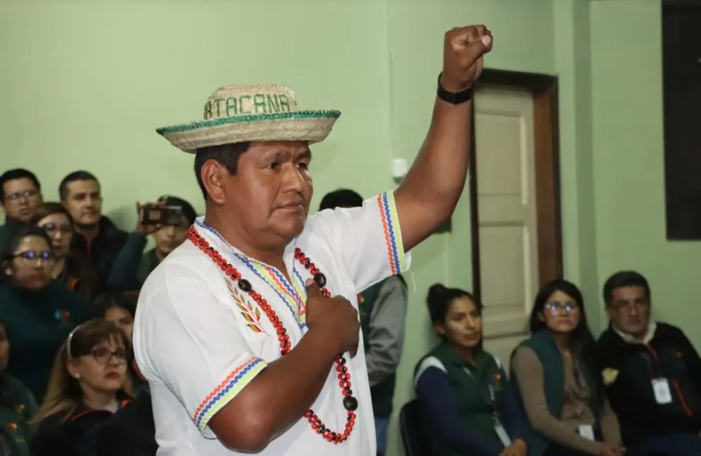 El exdirector del Servicio Nacional de Áreas Protegidas (Sernap),  Johnson Jiménez. Foto: Sernap