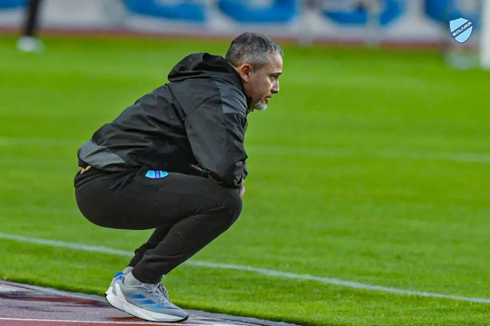 Robatto durante un partido anterior de la Academia. Foto: Club Bolívar.