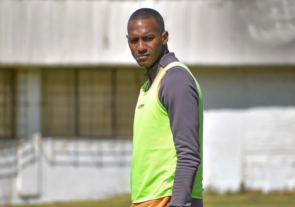 El panameño Abdiel Ayarza en un entrenamiento del aurinegro. Foto: club The Strongest