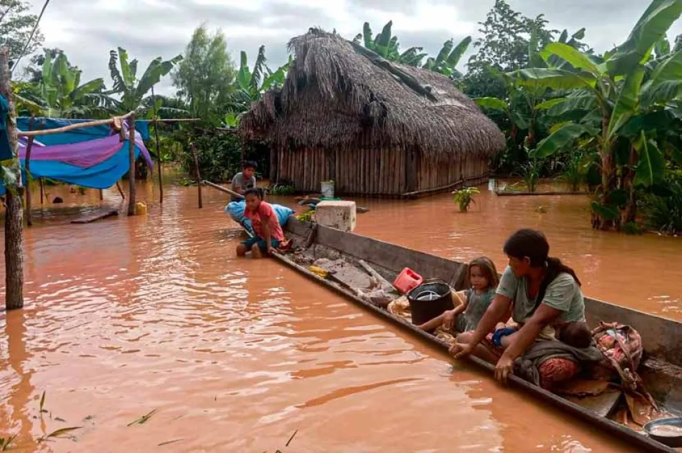 Pueblos indígenas de la Amazonía están afectados por las inundaciones. Foto: Fundación Tierra