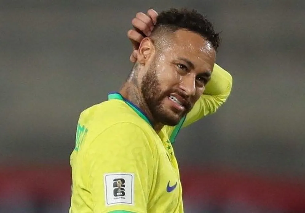 Neymar en uno de los partidos que jugó con la selección brasileña. Foto: CBF